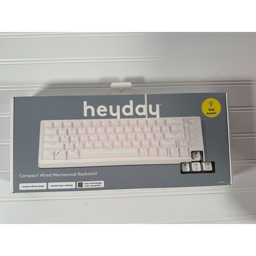 New heyday compact wired mechanical keyboard